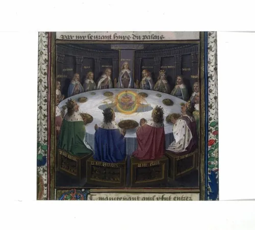 Quelle forme a, dans la légende, la table des chevaliers du roi Arthur ?