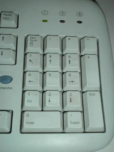 Sur un clavier d’ordinateur, comment appelle-t-on le bloc utilisé pour saisir les chiffres et les signes d’opération ?